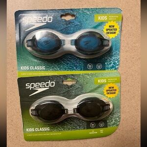 2 x Speedo Kids Classic Swim Goggles - Recreation Kids Ages 3 - 8